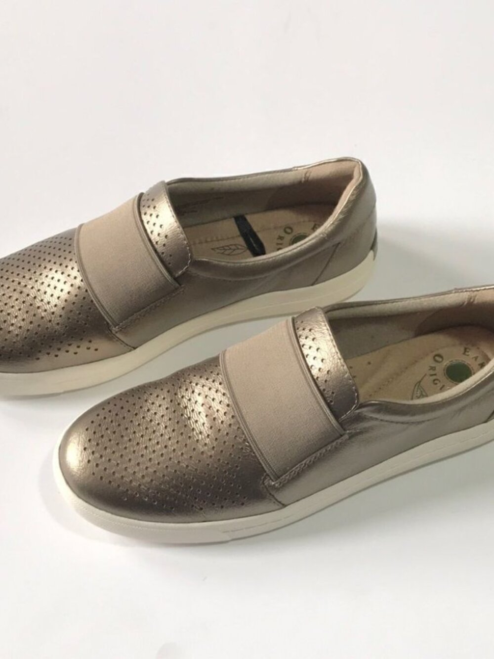 Earth Origins Melissa Perforated Leather Slip-On